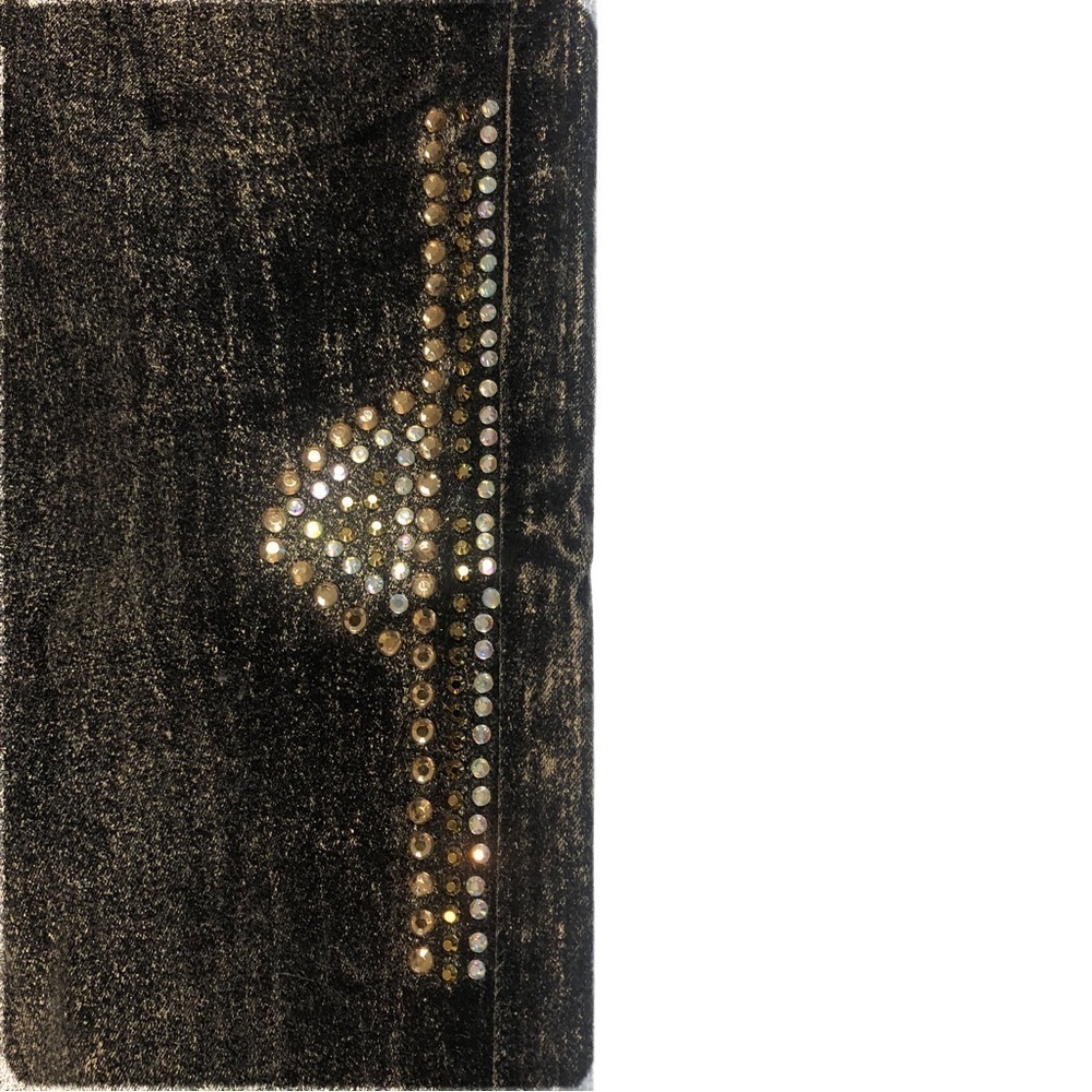 LUXE MODA (8) Black / Gold Embellished Jeans - Picture 4 of 16